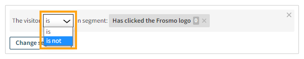 Updating the modification to use the segment