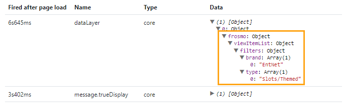 Testing item list view tracking