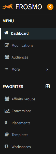 Favorites in the sidebar