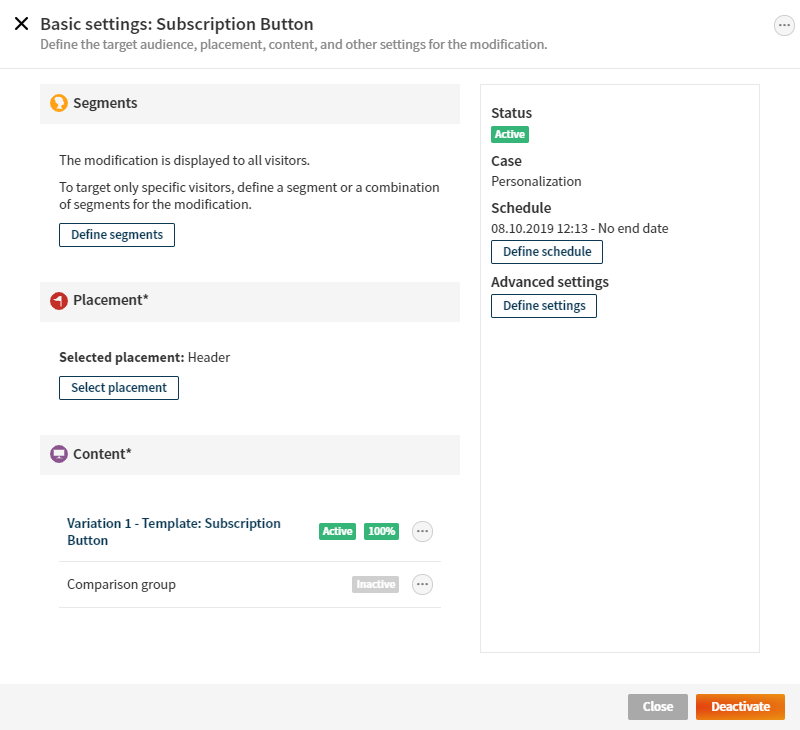 Easy access to all resources related to building a modification