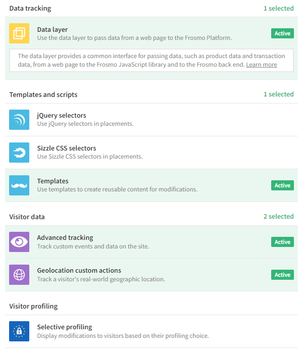 Viewing site modules