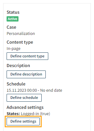 Removing a custom action value as a state for a modification