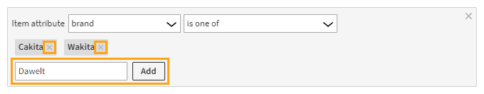 Managing an array target value for the comparison