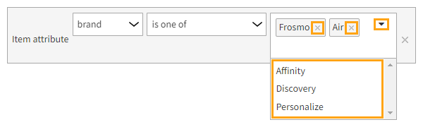 Managing an array target value for the comparison